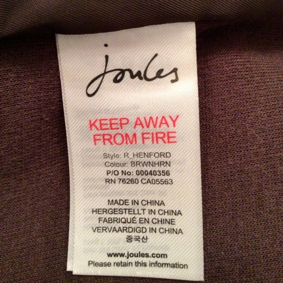 Joules Brown Herringbone Skirt Suit - size 6 - Picture 8 of 13